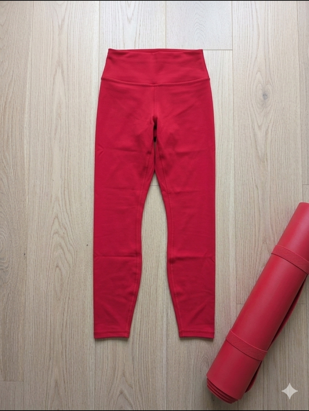 Fabletics Bright Red Active Leggings Size Medium